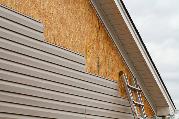 Professional Siding Installation technician working in Beech Bottom, WV